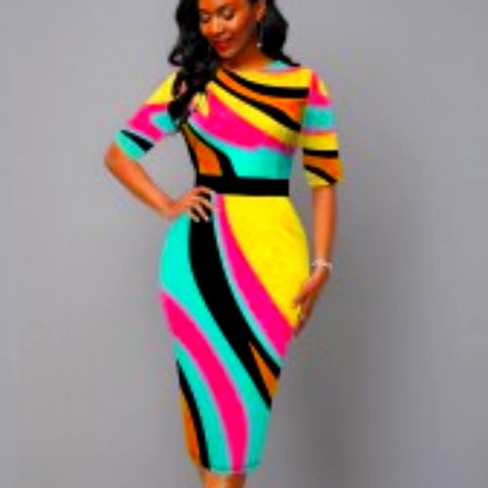 Colorful dress